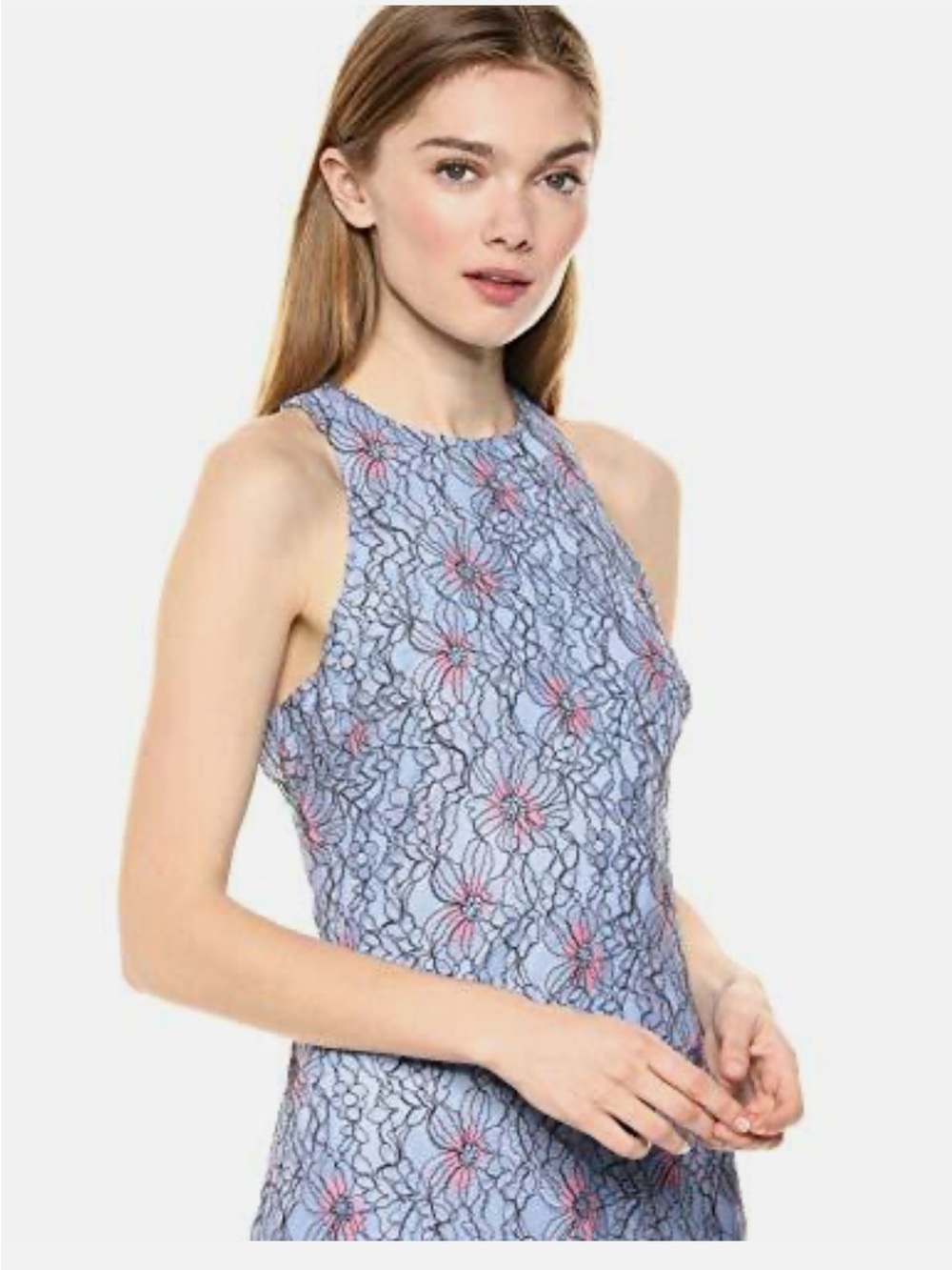 Avec Les Filles Lace Shift Dress Fits Small
